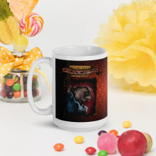 Edgar Letfall RED glossy mug from Mitologia Elfica © fantasy world