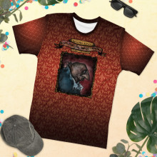 Edgar Letfall Men's T-shirt (RED) - from Mitologia Elfica fantasy universe